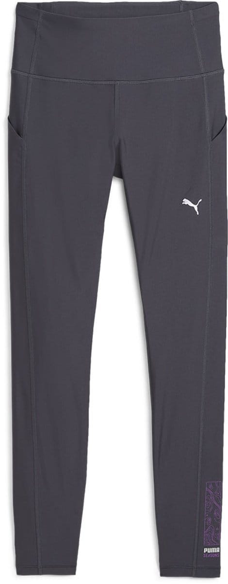 Legging Puma Leggings Seasons Trail Fl gris taille haute