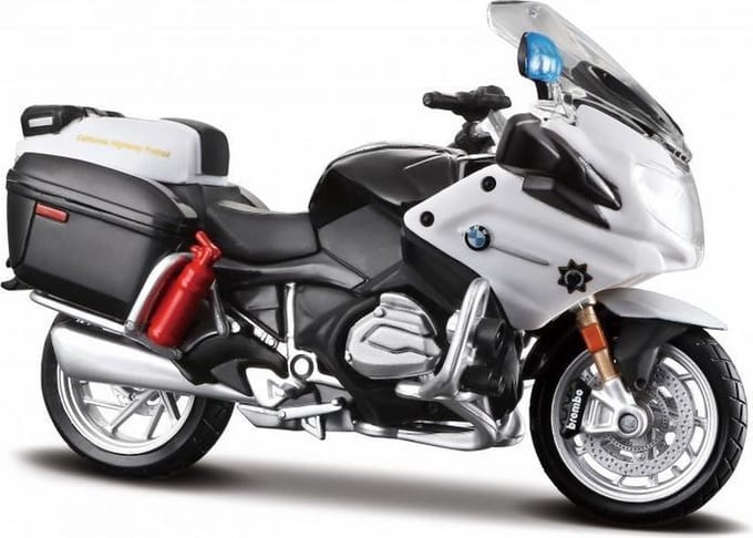 Maisto BMW R 1200 Rt - Modelauto - Schaal 1:18 - Zwart/Wit