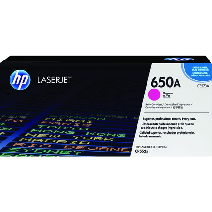 HP 650A / CE273A Magenta Toner: 0 - Lasertoner Magenta