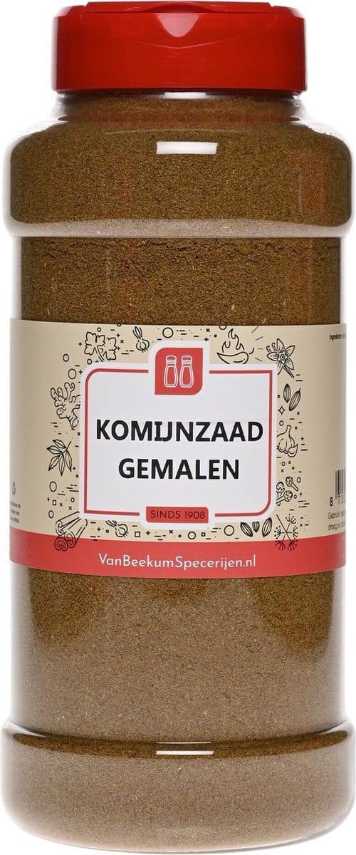 Van Beekum Specerijen - Komijnzaad Gemalen - Strooibus 400 Gram