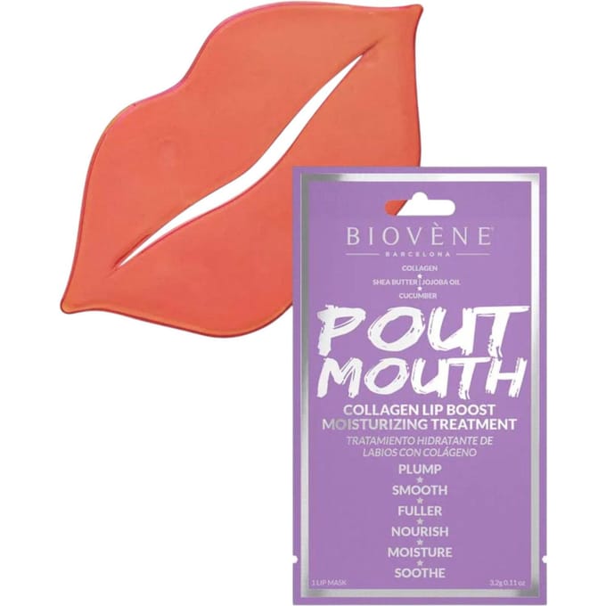 Biovene, Bouche Boudeuse, Hydratant, Masque à Lèvres, 10 g