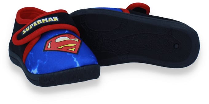 Superman Jongens Pantoffel | Blauw | Maat: 27