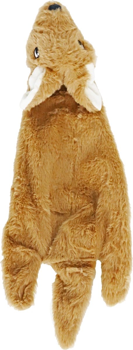 Boon Hondenspeelgoed Kangoeroe Plat Pluche + Piep Bruin 55cm