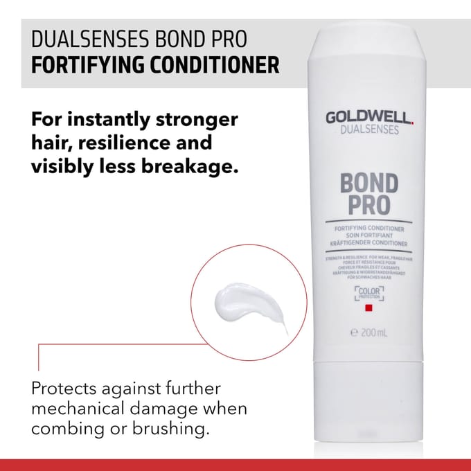 Goldwell Bond Pro Fortifying Conditioner - Sterker haar, beschermt tegen beschadiging - 1000ml