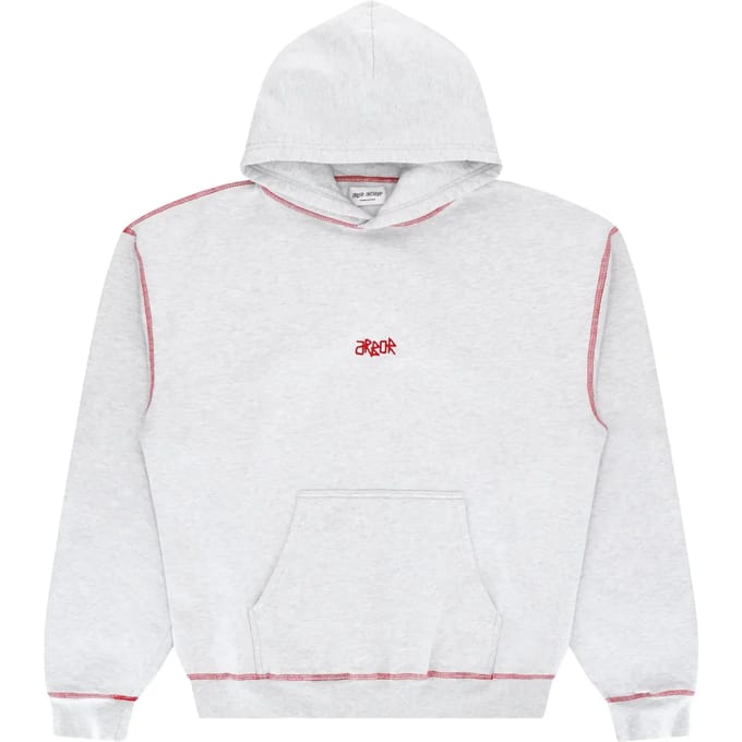 Hoodie met zichtbaar stikken Arbor Antwerp