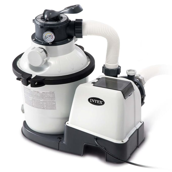 Intex 26644 - Zandfilterpomp - 5700 l/h - Hydro Aeration Technology - 25 kg Zand