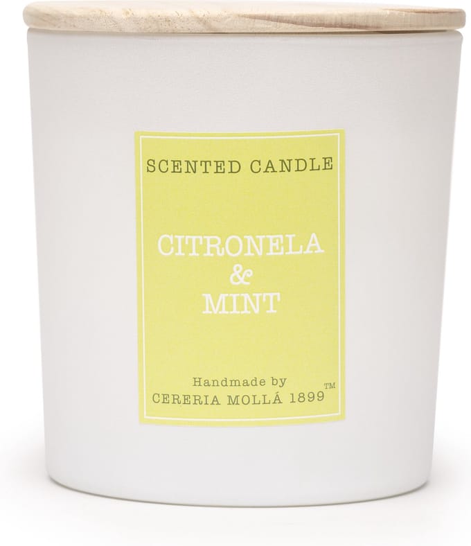 Cereria Mollà 1899 - geurkaars 230 gram Citronella & Mint 50 branduren.