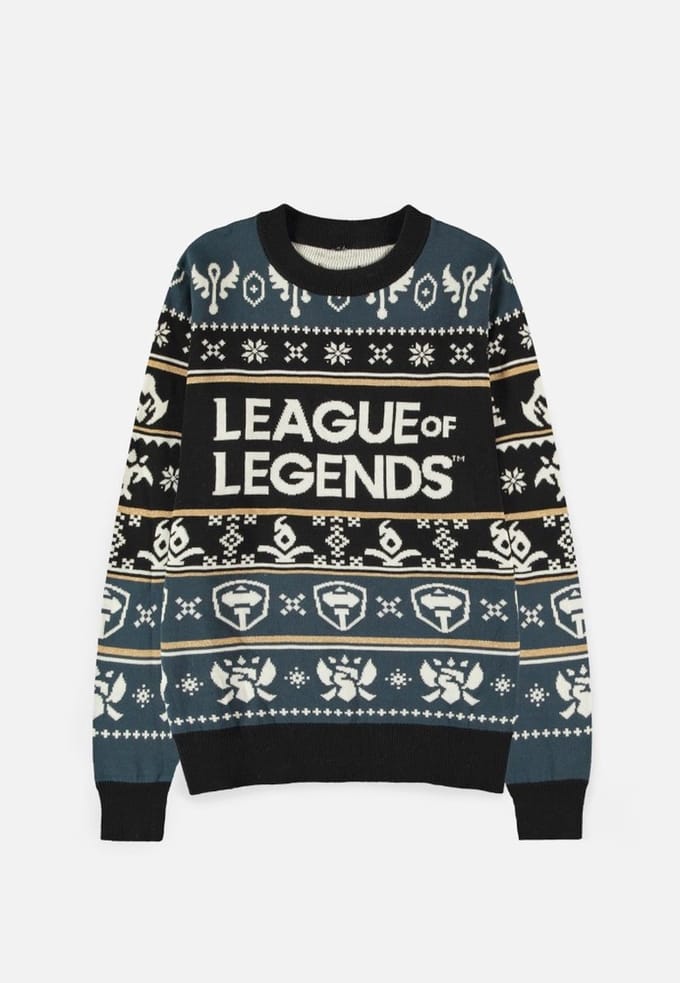 League Of Legends Kersttrui -XS- Logo Multicolours