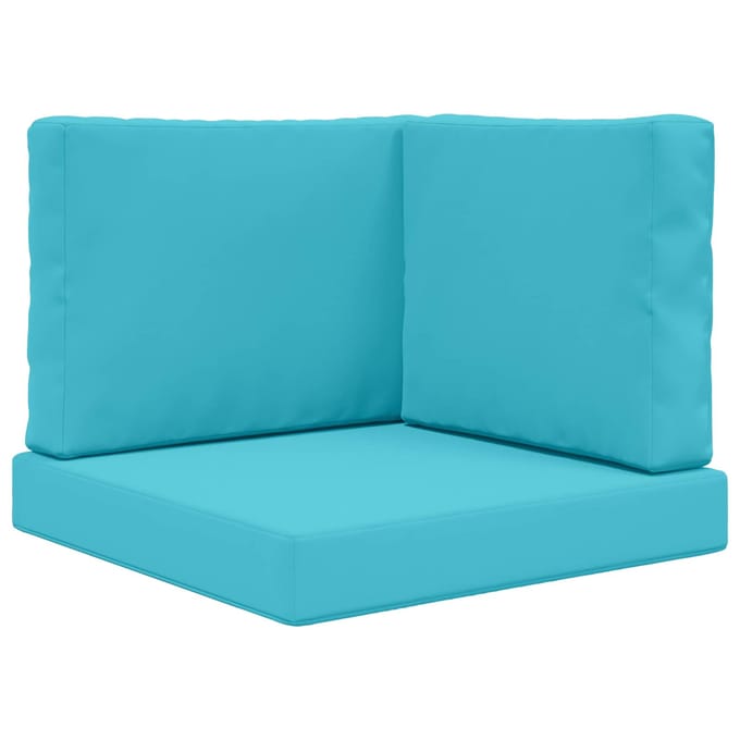 vidaXL - Buitenbankkussen - Polyester - Turquoise - 60 - x - 60 - cm