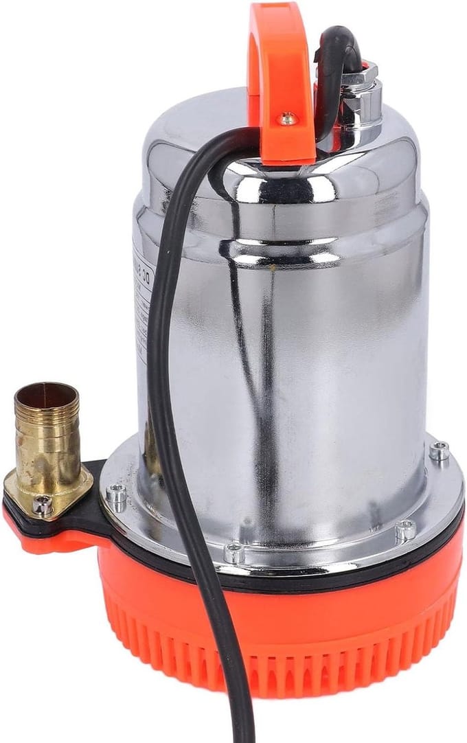 Dompelpomp RVS - Bronpomp - Water Verplaatsen - Zwevende Ring Structuur - 1 Inch Uitlaat - Zilver