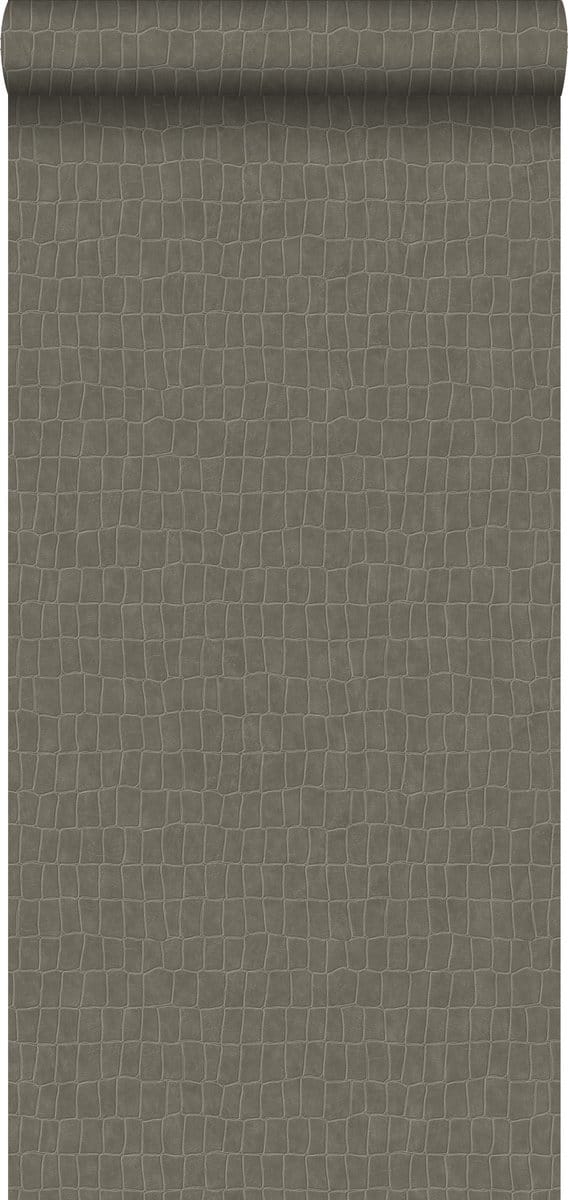 ESTAhome behang krokodillenhuid beige - 53 cm x 10.05 m - 139185