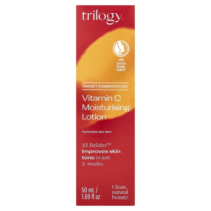 Trilogy, Vitamin C Moisturizing Lotion, 1.69 fl oz (50 ml) orange