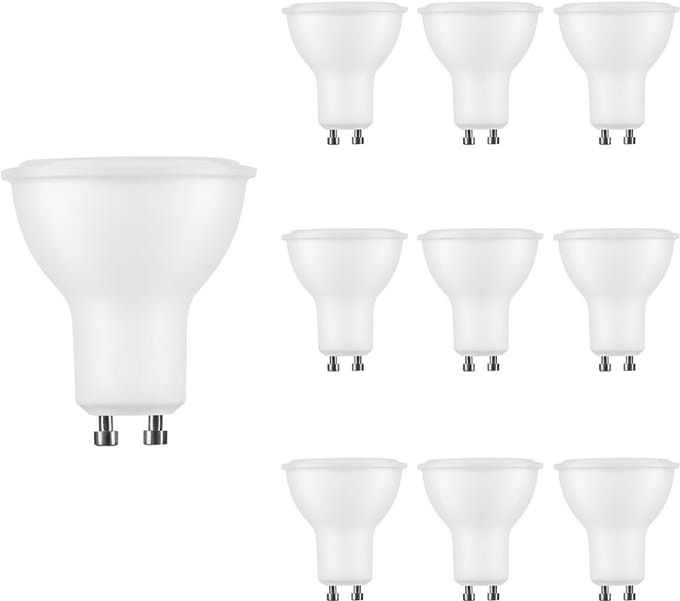 Technik GU10 LED Spot 4.7W - 350lm - 2700K - Extra Warm Wit - LED Spot Lamp - Vervangt 32W Gloeilamp - 10 stuks