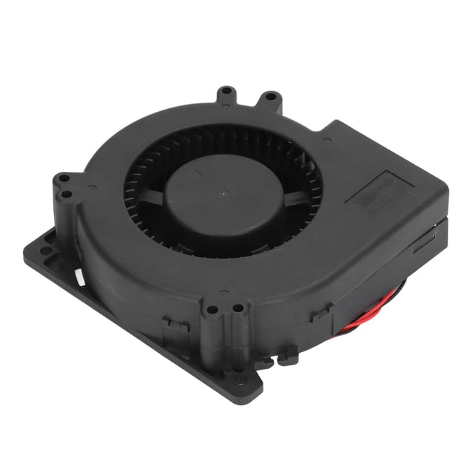 Centrifugaalventilator 12V 2A 3600RPM Dubbel Kogelgelagerde Luchtblazer Ventilator voor Communicatie Basisstation black