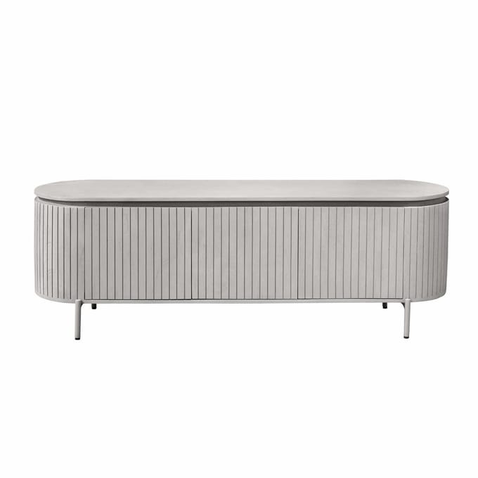 Tv meubel Solana Taupe Mangohout 165 cm