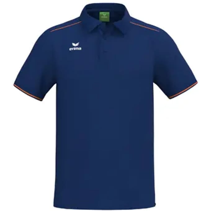 Erima Cmpt 3 Wings Polo Heren - New Navy / Oranje | Maat: S