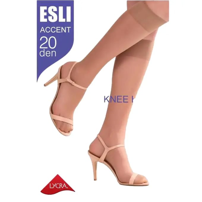 Kniekousen voor dames Esli ACCENT 20 (2 pairs)