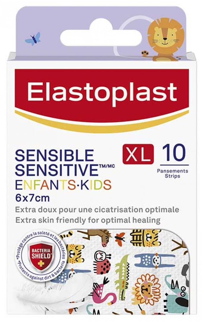 Elastoplast Gevoelige Huid Kinderen 10 XL Pleisters