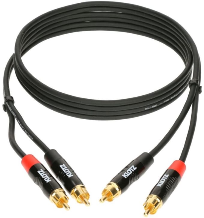 Klotz KT-CC600 Cinchkabel 6 m - Audio kabel