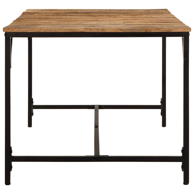 vidaXL - Eettafel - 180x90x75 - cm - massief - hout - ruw - mangohout