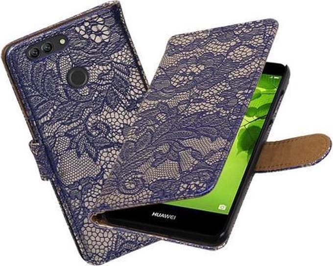 BestCases.nl Huawei nova 2 Lace booktype hoesje Blauw