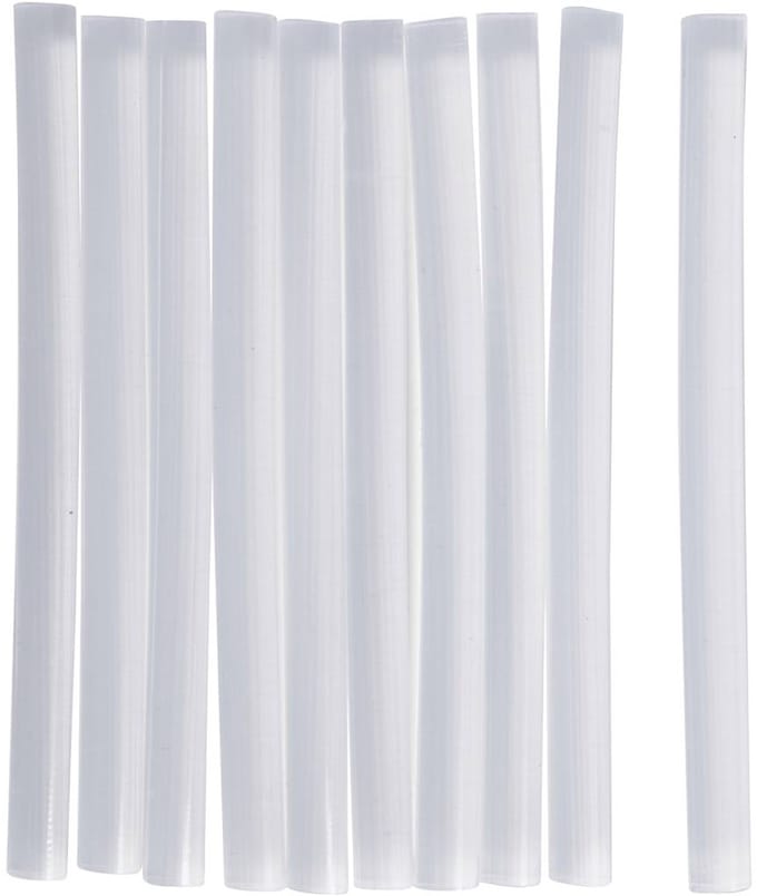 Lijmstiften Mini, L: 10 cm, d 7 mm, 10 stuk/ 1 doos