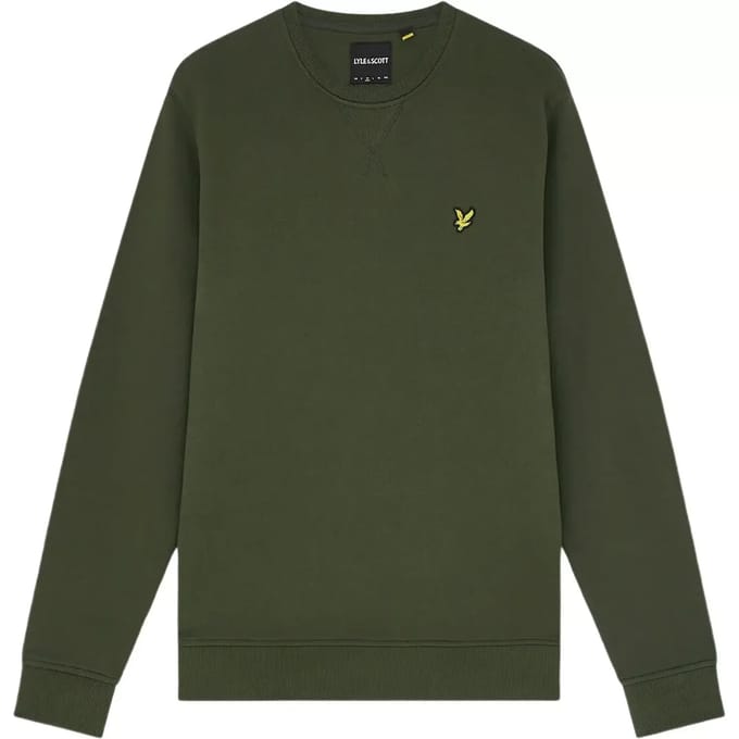 Lyle & Scott Trui Olive - Maat S - Heren - Sweaters
