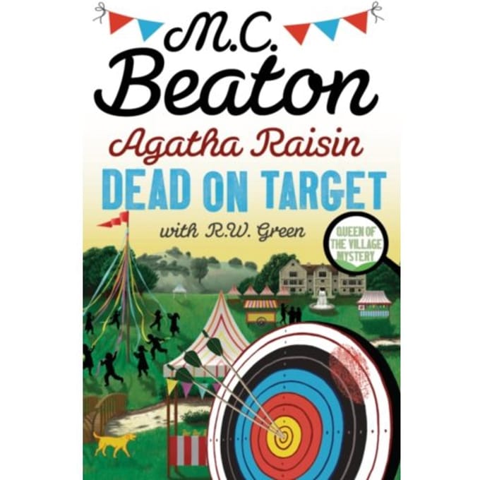Agatha Raisin Dead on Target door M.C. Beaton Paperback Boek 9781408718513