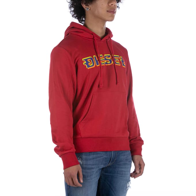 Diesel Sweatshirt S-Ginn Capuchon K27 Rood