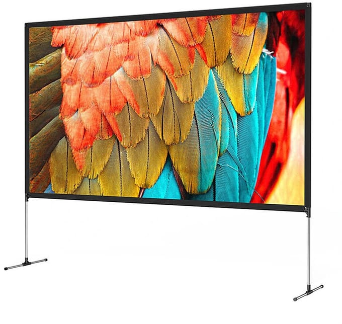 BlitzWolf Projector portable projection screen 100" - 2048 x 1080