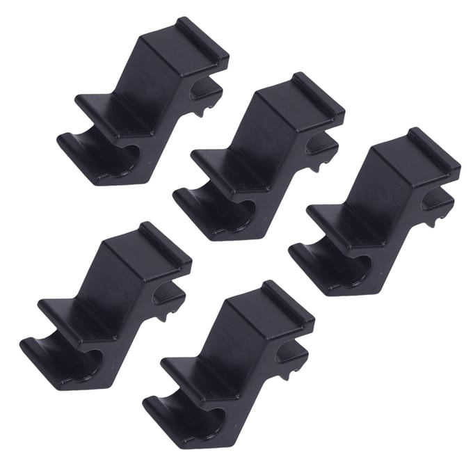 5 STUKS Tonneau Cover Steunstang Clips Hard Plastic Vervanging voor Undercover Ultra Flex Hard Opvouwbaar Vrachtwagenlaadbak black