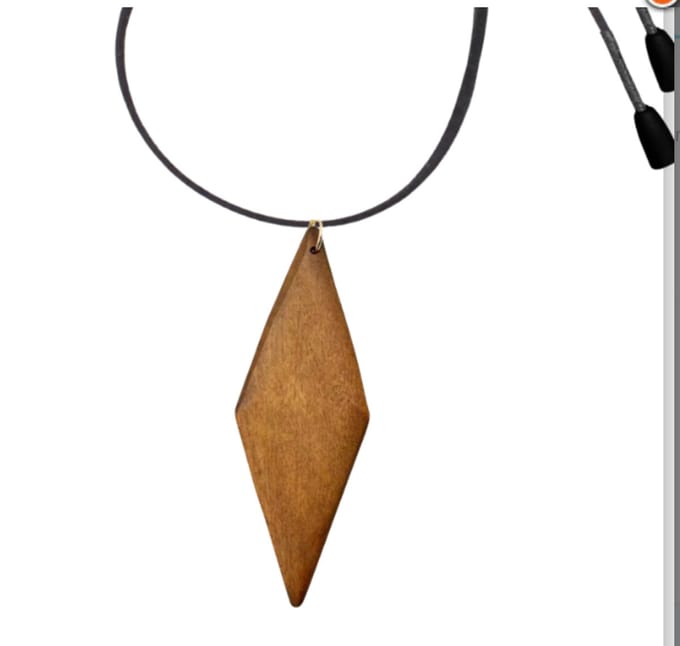 Ketting- Hout- Bruin -wieber- verstelbaar - Charme Bijoux