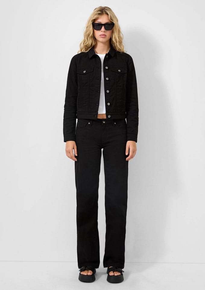 Jeans Wide Leg met relaxte pasvorm dames QS Catie