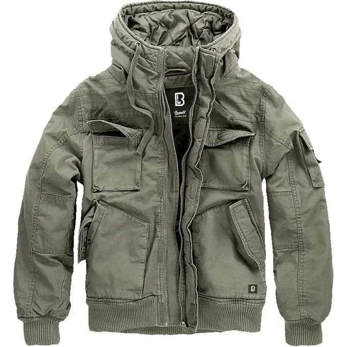 Brandit Winterjas - Bronx - S tot XL - voor Mannen - olijf