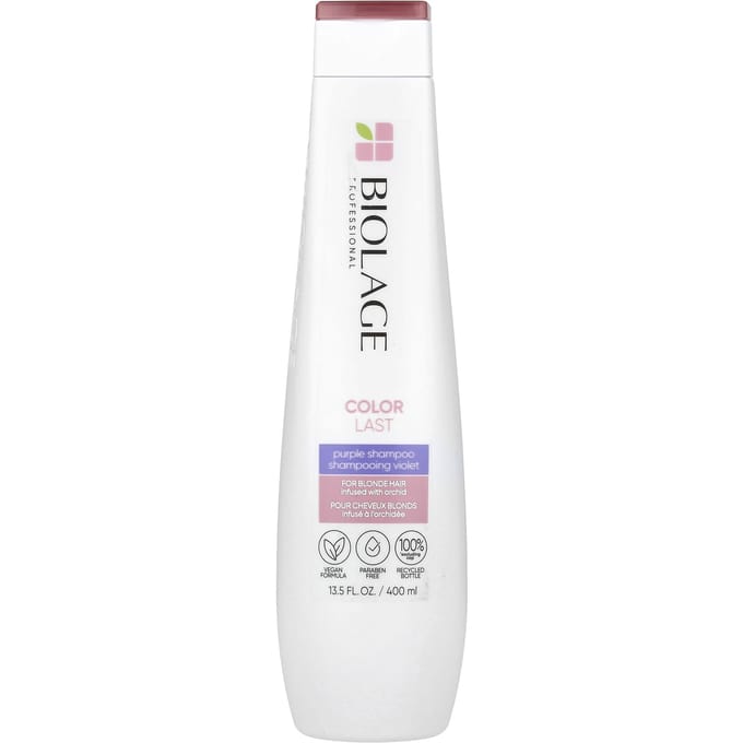 Color Last, Shampooing Violet, Cheveux Blonds, 400 ml(13.5 Fl Oz) white