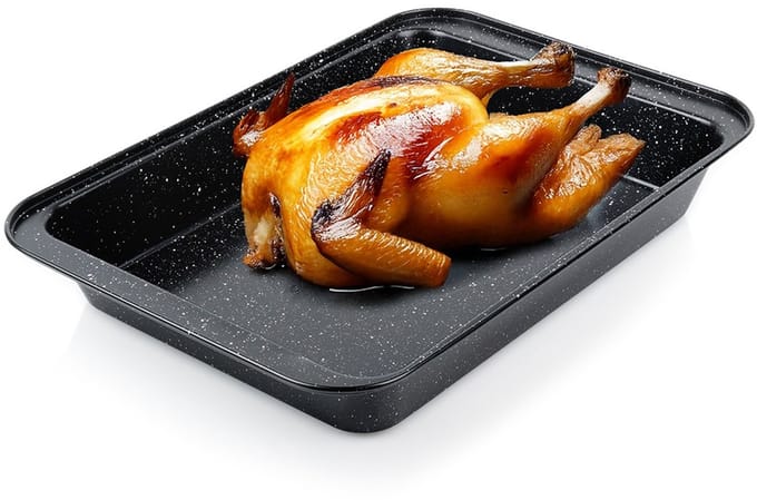 Braadslede Graniet 37,5x25,5x5 cm - Ovenschaal - Braadpan