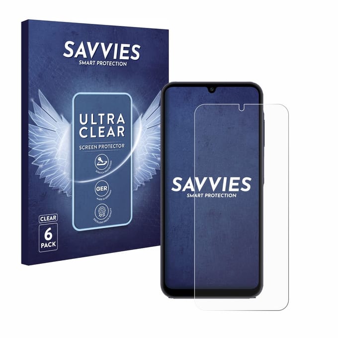 Savvies - Screenprotector voor Samsung Galaxy A25 5G - Folie Beschermfolie transparant (6 Stuks)