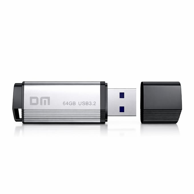 DM USB Stick 64GB USB 3.2 - 110MB/s - Ultralichte - Zilver