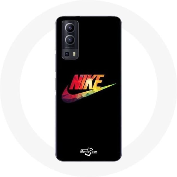 Coque - Maniacase - Vivo Y72 - Souple - Noir - Nike Logo noir