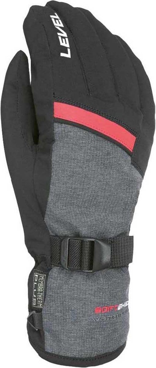 Level Hero Handschoenen Zwart,Grijs S Man