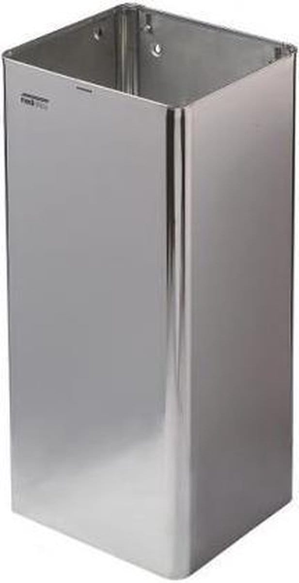 Mediclinics | Afvalbak | Open | RVS Hoogglans | Inhoud: 80 liter