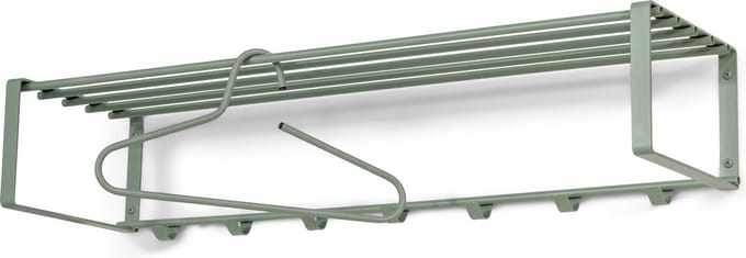 Spinder Design kapstok Rex 2 XL (100 Cm) - Dusty Green - 7 haken - Staal