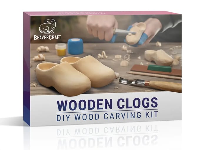 Beavercraft Houten Klompen Houtsnijwerk Hobby-Kit