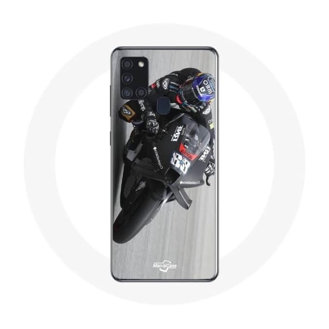 Coque - maniacase - Samsung Galaxy A21S - Noir - Souple - Moto GP noir
