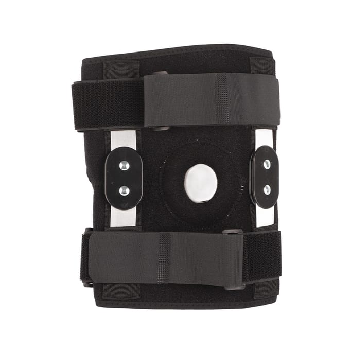 Support de Genouillère Professionnel Réglable Rotule Sport Protection Enveloppant black