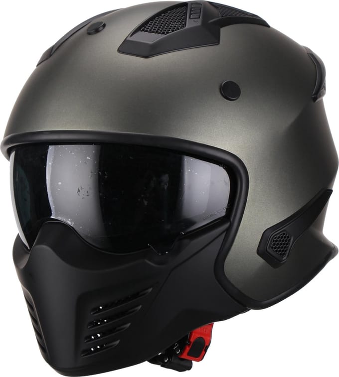 Helm Vito Bruzano - Kleur Mat Titanium - Maat S