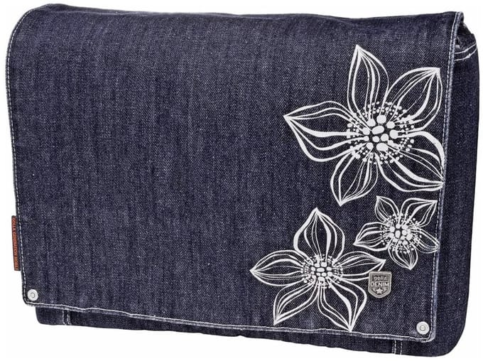 Notebook Tas Flowpop 14" D.Blauw G1052