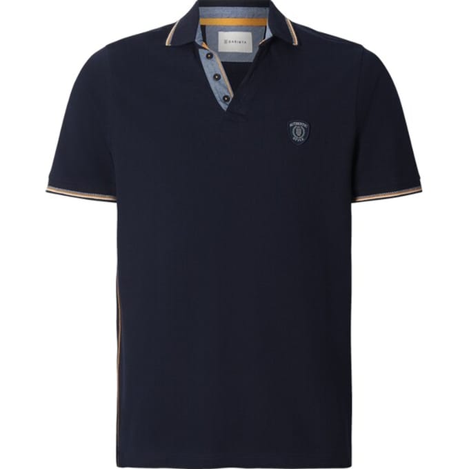 Babista herren Poloshirt - 52/54 - donkerblauw - Plus Size