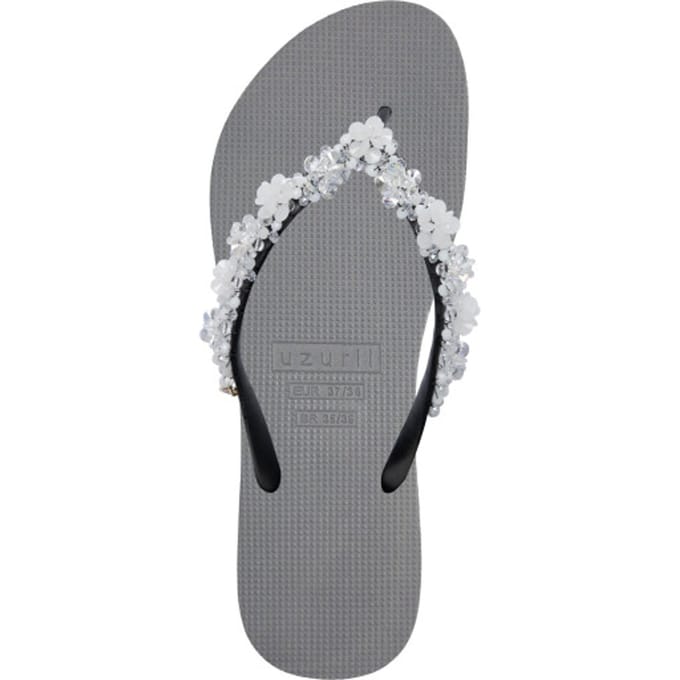 Uzurii | Teenslippers | Dames | Zilver | Maat 37/38