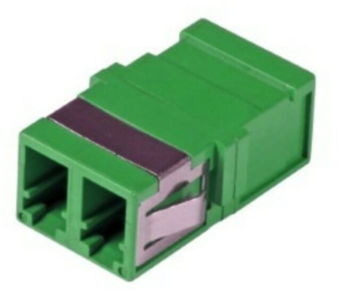 Danicom Singlemode keystone koppeling LC-LC duplex groen